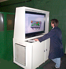 Large screen mobile CAD station